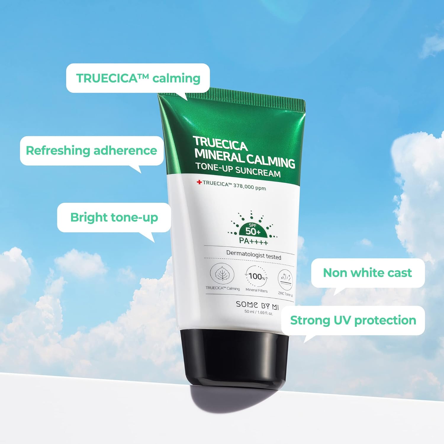 Some By Mi Truecica Mineral Calming Tone Up Suncream 50Ml